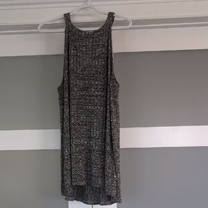 Torrid Black and Gray Textured Top